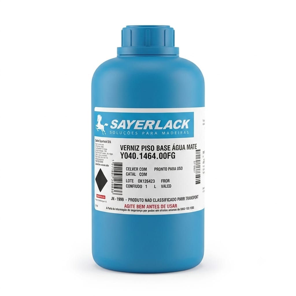 BARNIZ P/PISO 1L MATE AL AGUA SAYERLACK