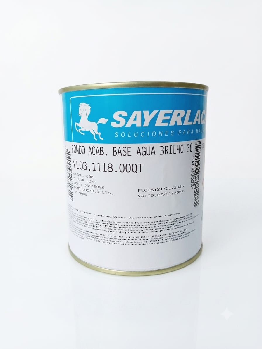 FONDO TERM. BASE AGUA BRILLO 30 YLO3 3.6LTS.