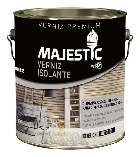 MAJESTIC VERNIZ ISOLANTE PARA MADERA 900ML MJ7050.04