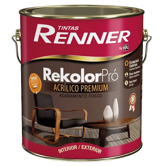 REKOLOR PRO ACRILICO FOSCO BASE SUPER INTENSA 3.2LT COD RV3793.01