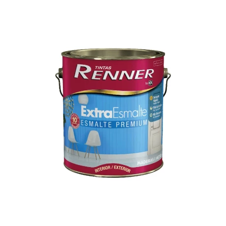 ESMALTE BLANCO BRILLANTE 3.6LTS. RENNER COD. 1100