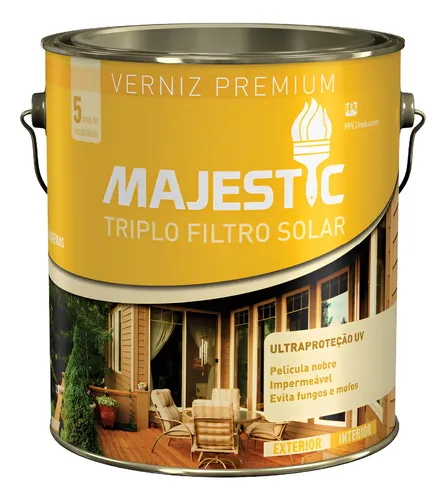 BARNIZ TRIPLE FILTRO BRILLANTE 3.6LTS. MAJESTIC RENNER