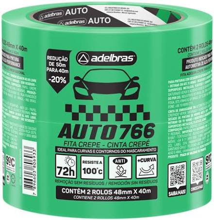 CINTA DE PAPEL VERDE  48mmX40M ADELBRAS