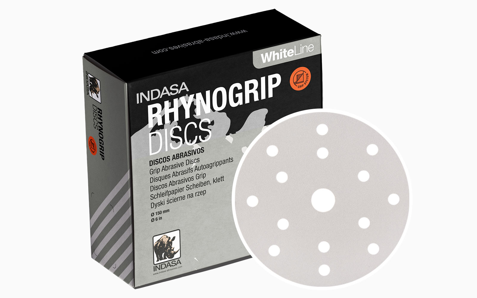 DISCO RHYNOGRIP WHITE LINE 9 