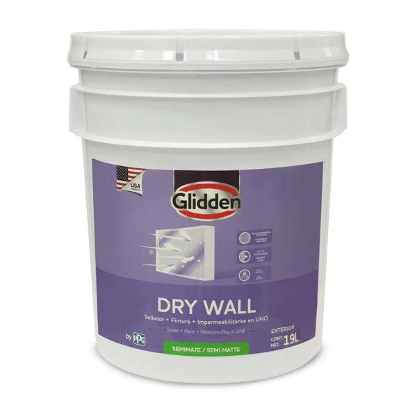 DRY WALL IMPERMEABLE  BASE PASTEL 19LTS GLIDEN