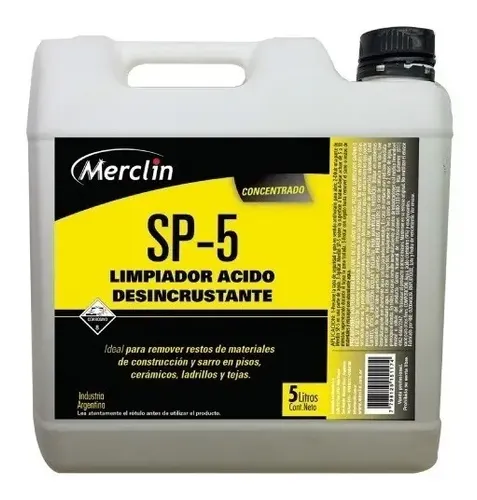 LIMPIADOR ACIDO SP-05 5LTS MERCLIN