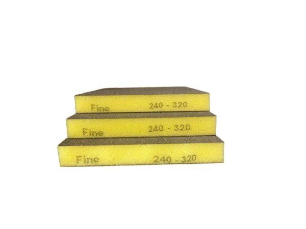 MEDIOFINE 240-320 ESPONJA DOBLE CARA AAMARILLO