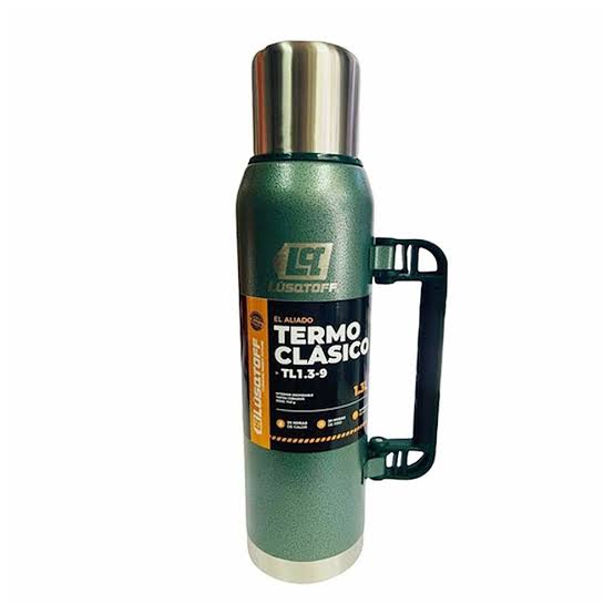 TERMO INOX 1LT COLOR VERDE TL1-9